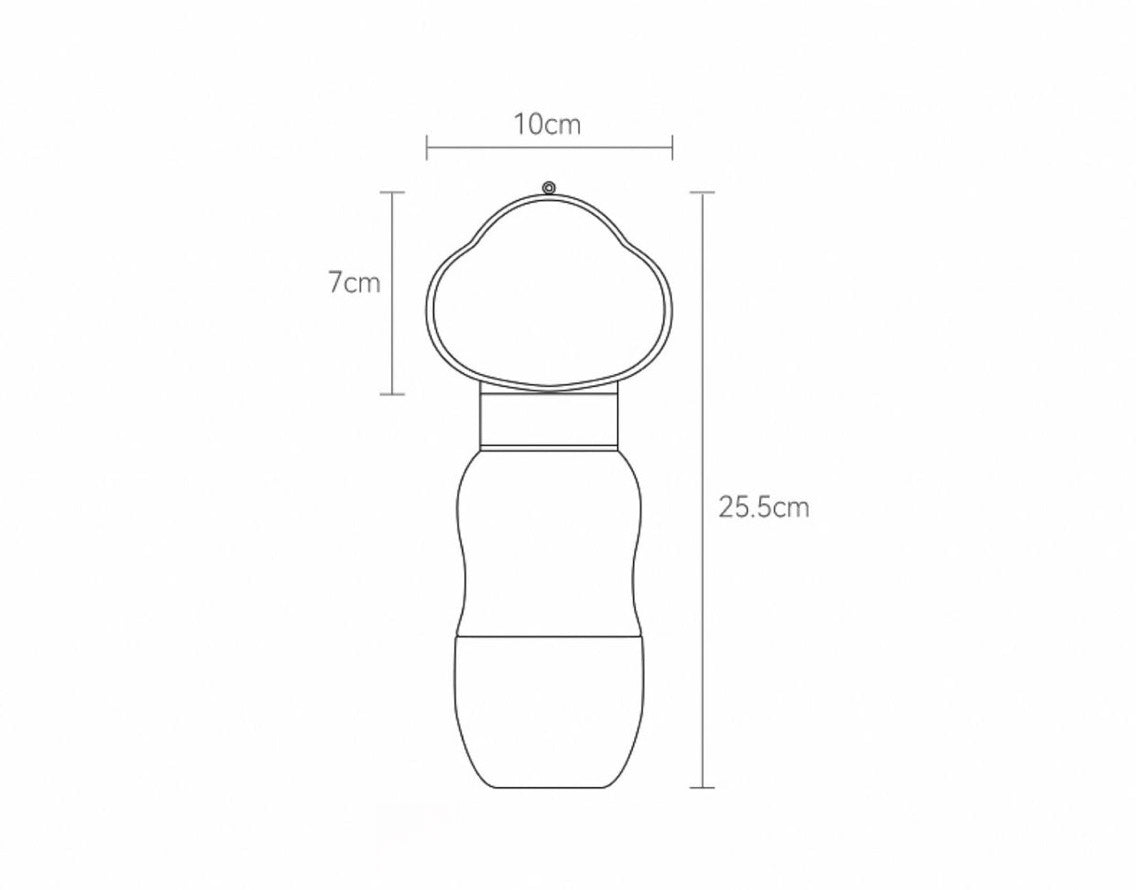 Dog Water Bottle Feeder | Portable Water & Food Bottle | Outdoor Travel Water Feeder for Dogs