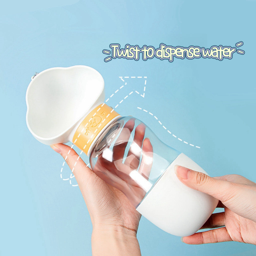 Dog Water Bottle Feeder | Portable Water & Food Bottle | Outdoor Travel Water Feeder for Dogs