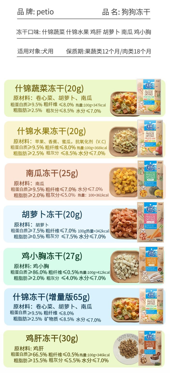 PETIO Freeze-dried Dog Treats